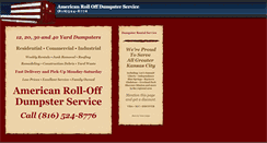 Desktop Screenshot of americanrolloffkc.com